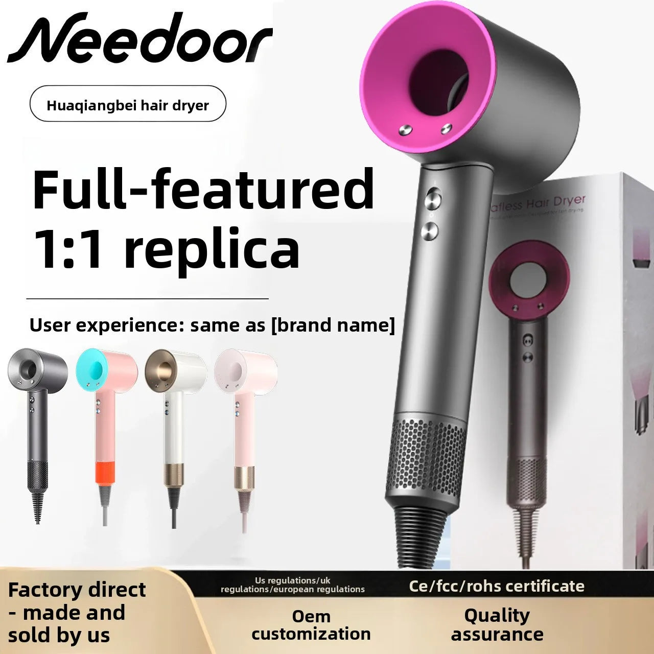 Original High Speed Professional DY Style Portable Hair Styler Blade-less